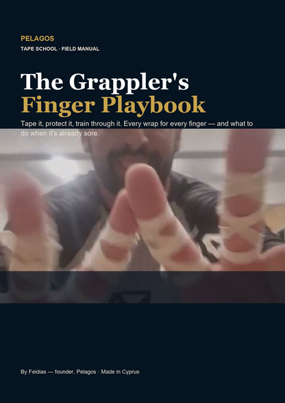 The Grappler's Finger Playbook — cover